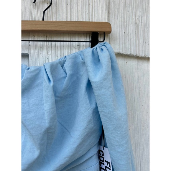 Future Collective Off The Shoulder Long Sleeve Midi Dress 12 NWT - Picture 4 of 12